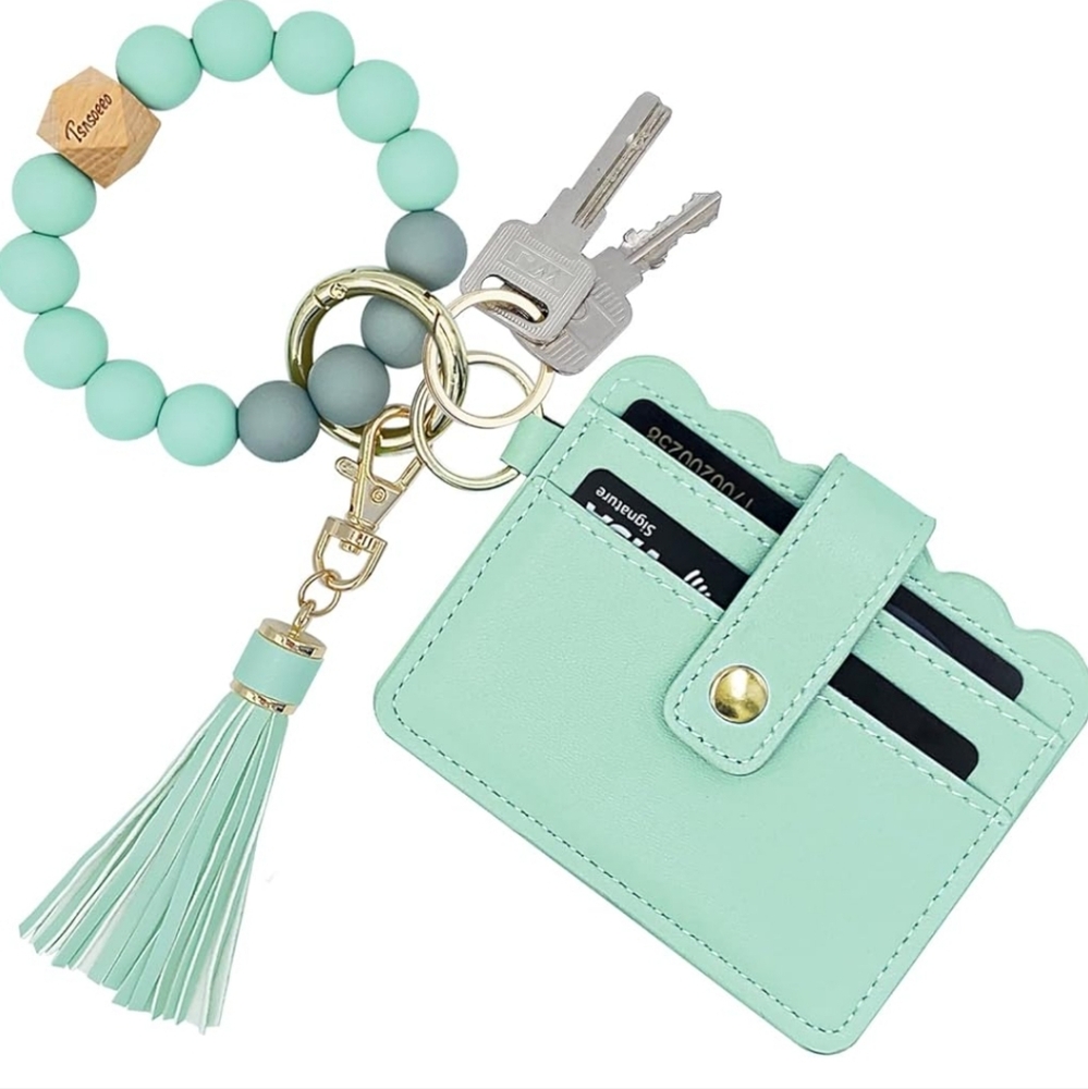 NWT Wallet w/Beaded Wristlet